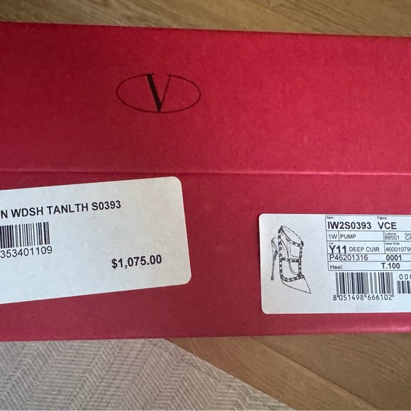 Valentino pebble leather rockstud Heels - Picture 7 of 8